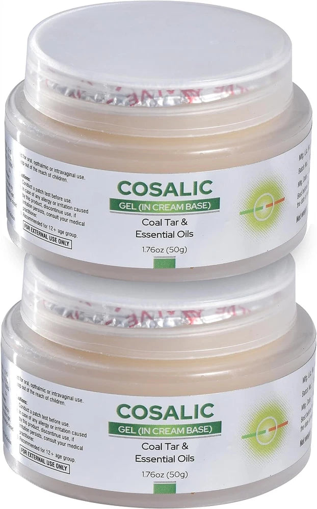 Cosalic Coal Tar Salicylic Acid | 50g/1.76oz | Psoriasis & Eczema Treatment