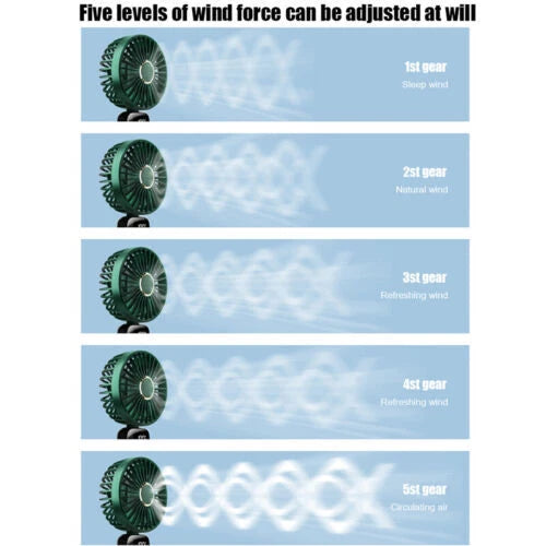 USB Rechargeable Mini Hand-held Fan Portable Folding Desk Fan Cooler Cooling