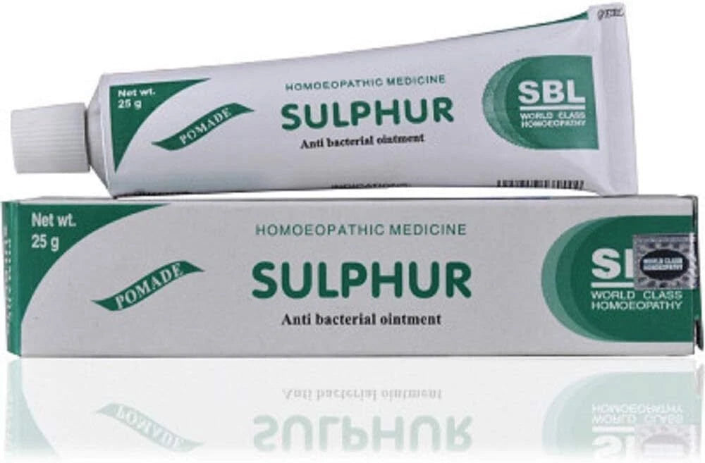 SULPHUR 10% OINTMENT For Acne Eczema Mites, Scabies Blackheads 25g free shipping