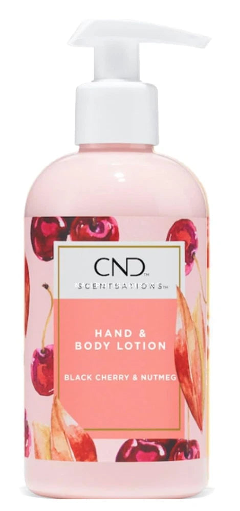 CND Scentsations BLACK CHERRY & NUTMEG Hand & Body Lotion 245ML **SPECIAL**