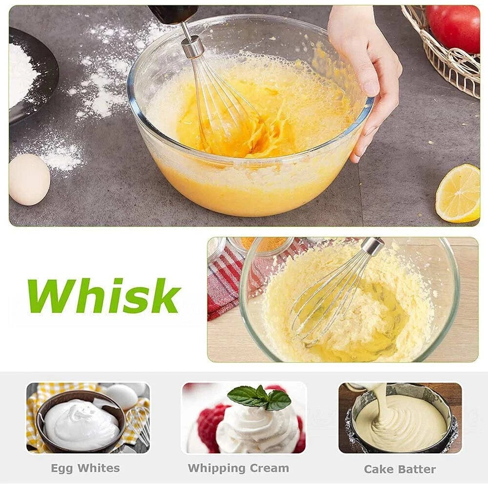 4 in 1 1000W 5 Speed Powerful Hand Held Electric Food Blender Mixer Stick UK