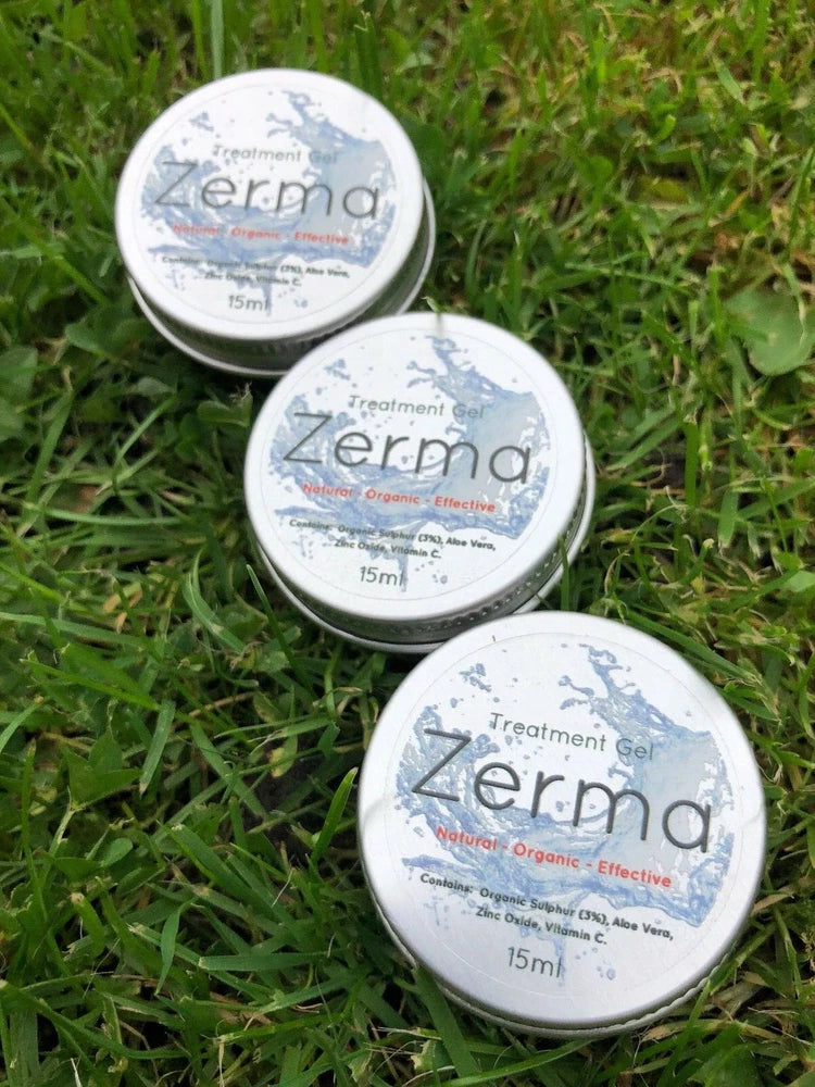 ZERMA Eczema, Psoriasis, Skin Rash Ointment Cream, Natural Treatment Gel