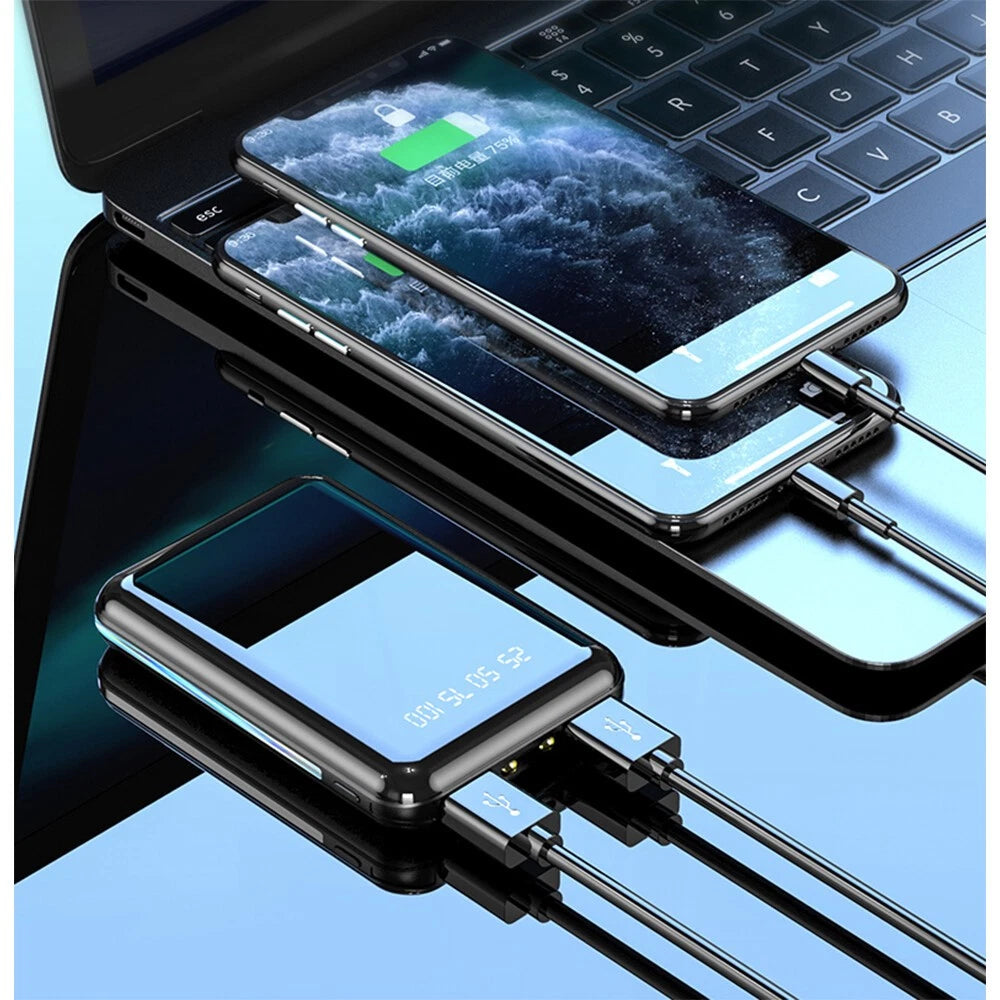 9000000mAh Power Bank Fast Charger Battery Pack Portable 4 USB for Mobile Phone.