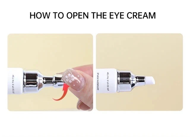 2PC Instant Remove Wrinkle Eye Cream Eye Bags Dark Circles Anti Puffiness Serum