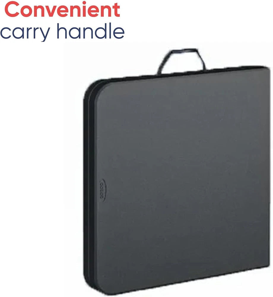 4ft/6ft Trestle Folding Table Indoor Outdoor Garden Plastic Picnic BBQ Catering