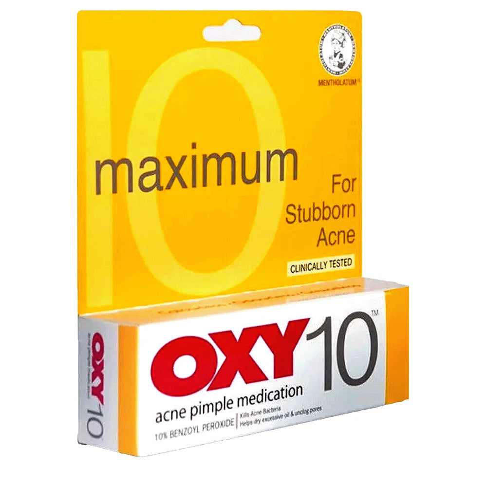 OXY10 10/25G PROMO Maximum Stubborn Acne Pimple Cream 7-DAY DISPATCH UK STOCK