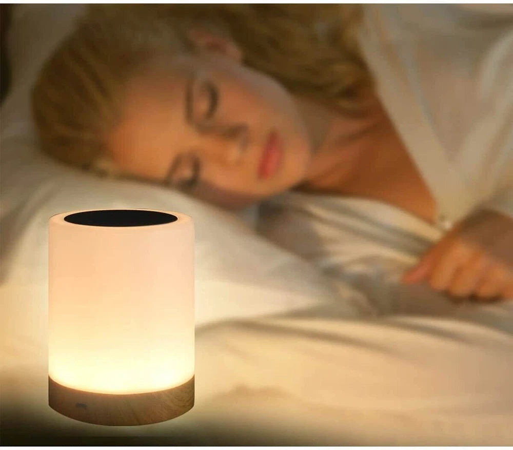 Night Light LED Touch Bedside Table Lamp Multi-Color Dimmable Zlpprfblufltosoahz