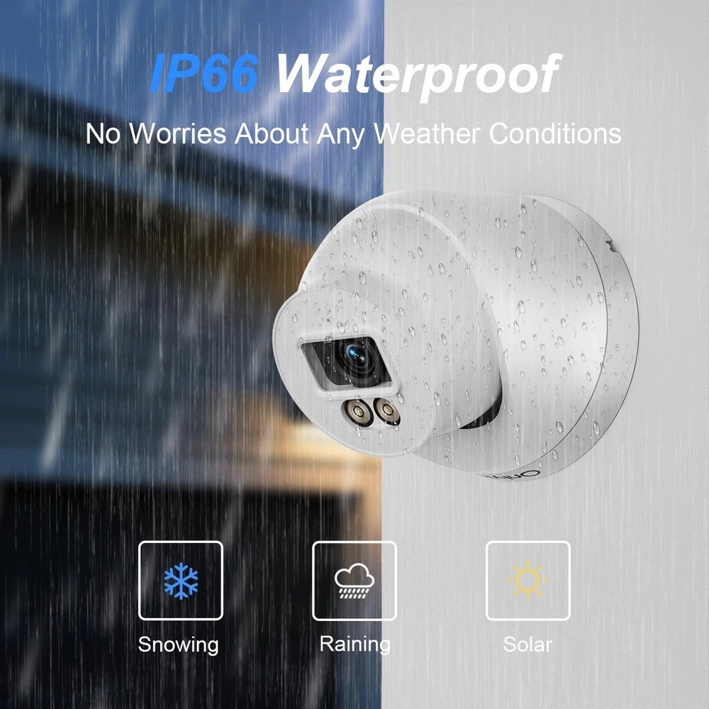 OnlyHD 2PCS CCTV HOME SECURITY DOME CAMERA 5MP FULL HD OUTDOOR IR NIGHT VISION