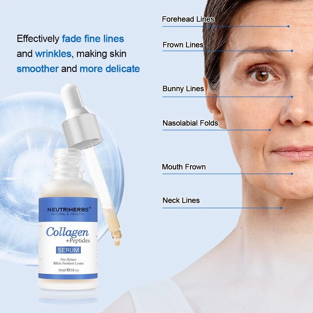 ADVANCED COLLAGEN PEPTIDE SERUM FOR SKIN BOOSTER, ANTI AGING AND FIRMING 30ML