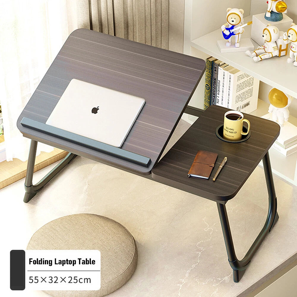 Folding Laptop Table Stand Bed Tray Sofa Lap Portable Notebook Desk Breakfast UK