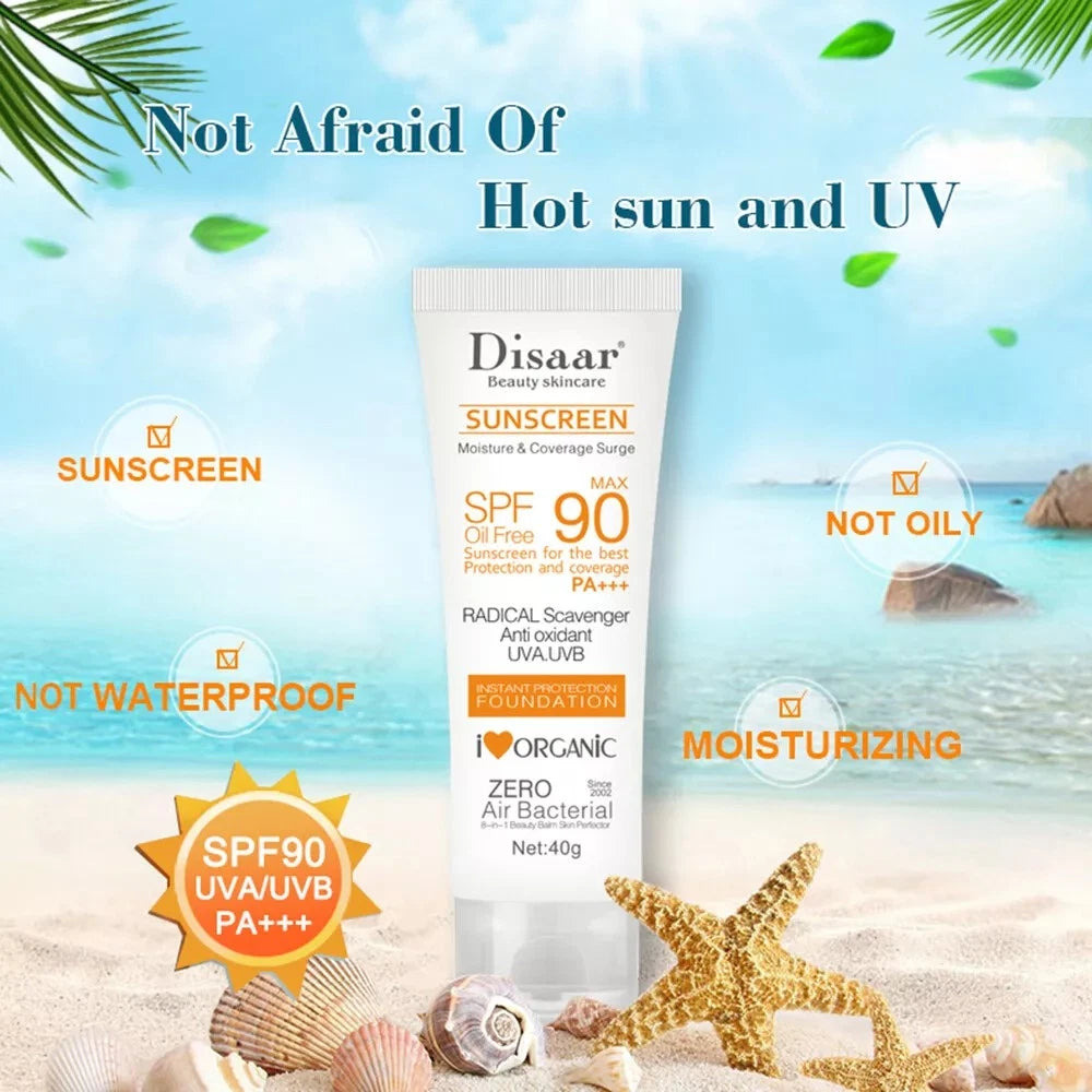 SPF 90 Facial Body Sunscreen Whitening Sun Cream Sunblock Skin Protective FI5