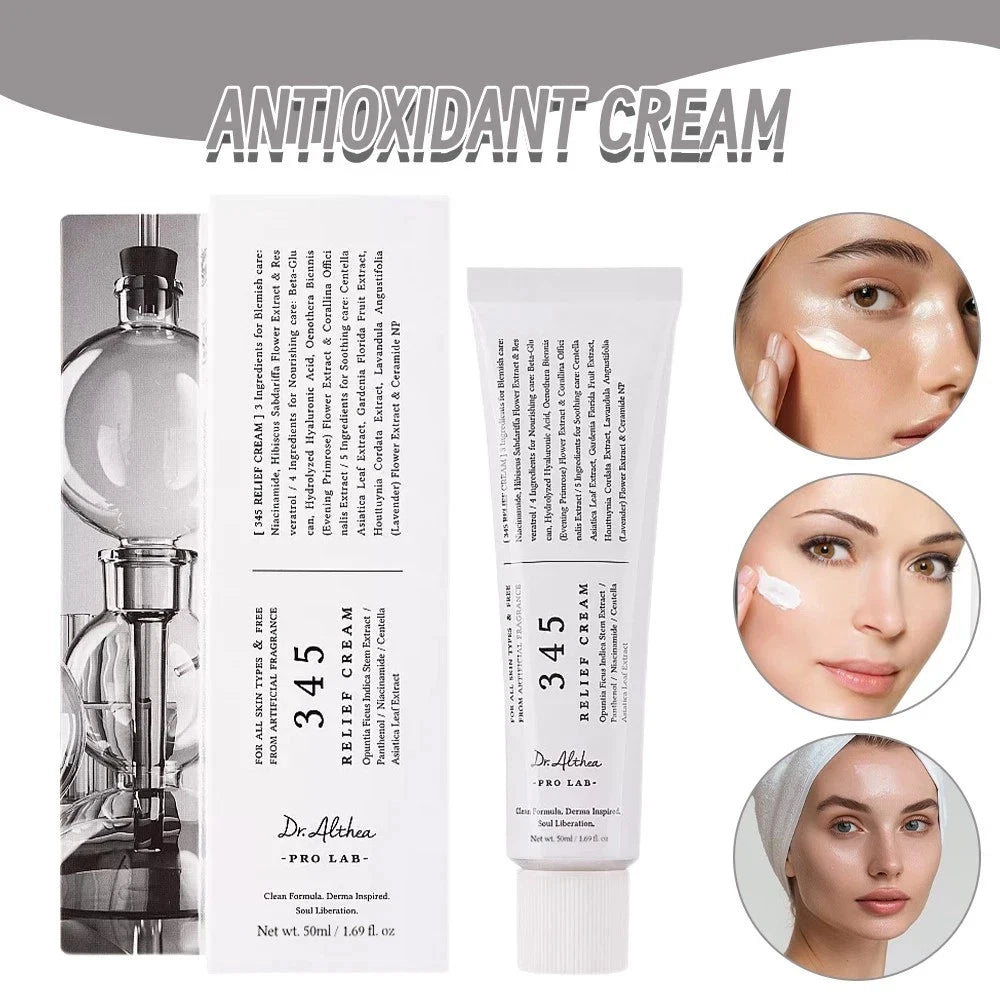 Dr.Althea 345 Relief Cream Daily Face Moisturizer for All Skin Types 50ml UK