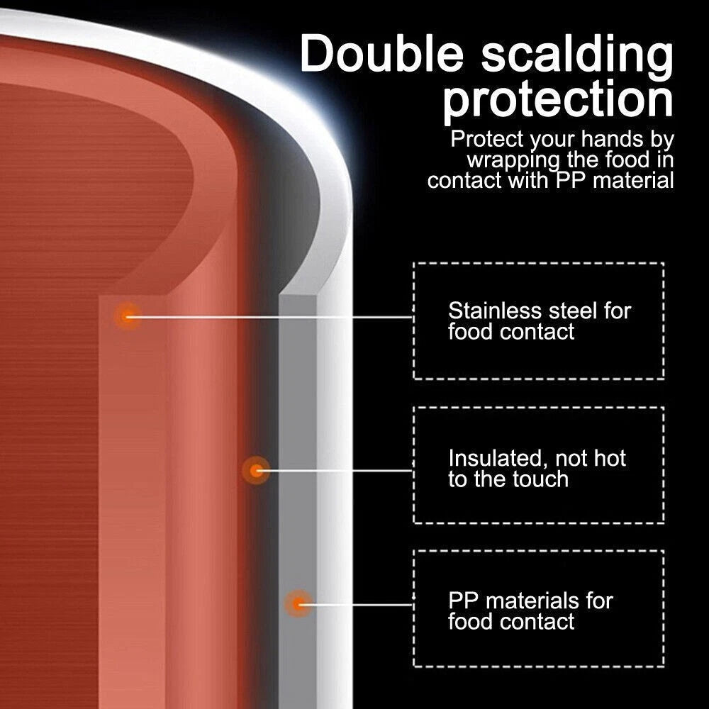 2.3L Electric Kettle Fast Boil 1500W Stainless Steel Jug Boil-Dry Protection