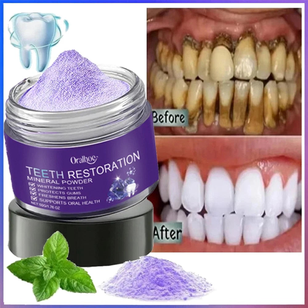 6-1X Teeth Restoration Mineral Powder, Effective in Strengthening Teeth and Gums