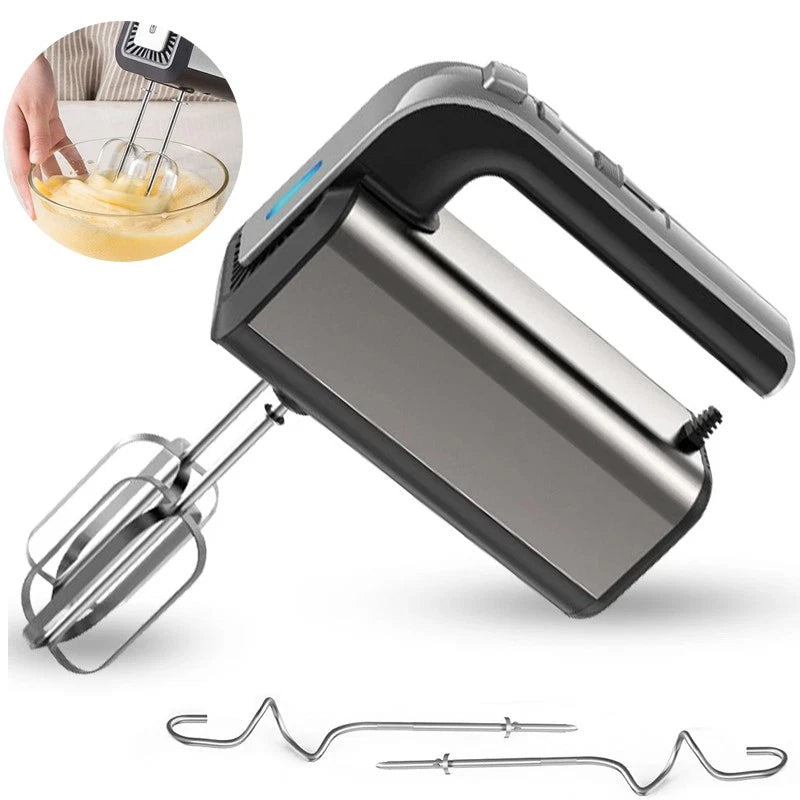800W Electric Hand Mixer Food Whisk 5 Speeds Turbo Egg Beater Cake Baking