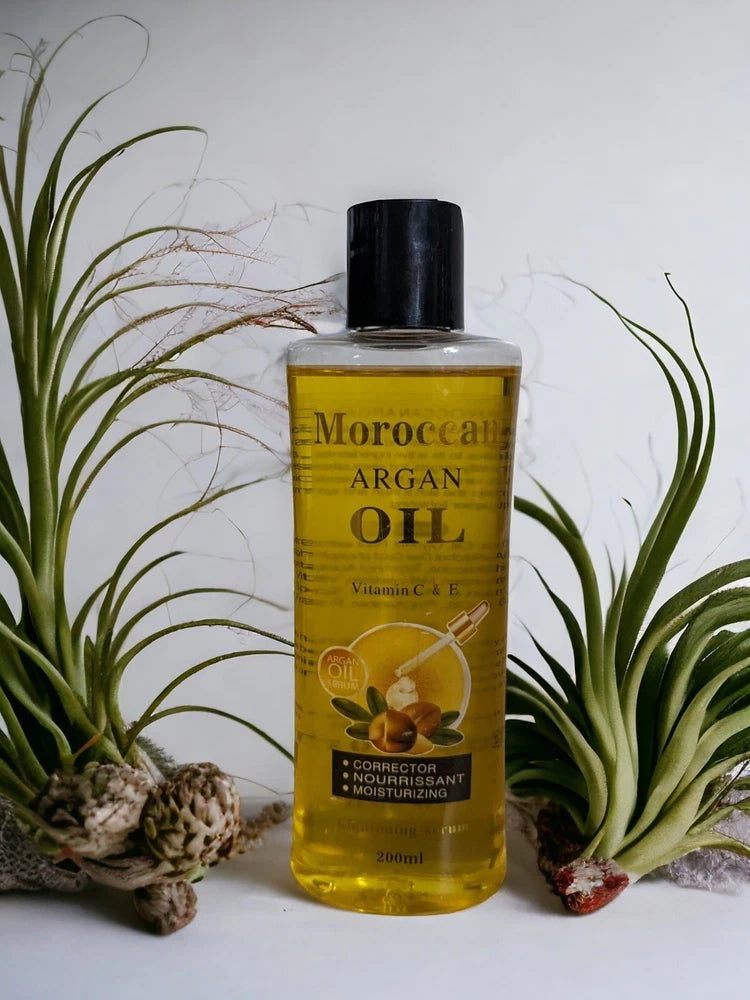 Moroccan Argan Oil With Vitamin C,E ( Lightening Serum) 200ml