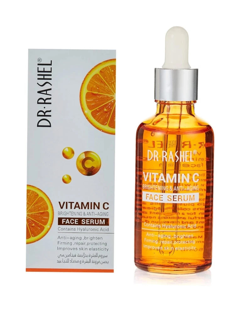 dr rashel Vitamin C Face Serum - Hyaluronic Acid, Brightening, Anti Wrinkle and