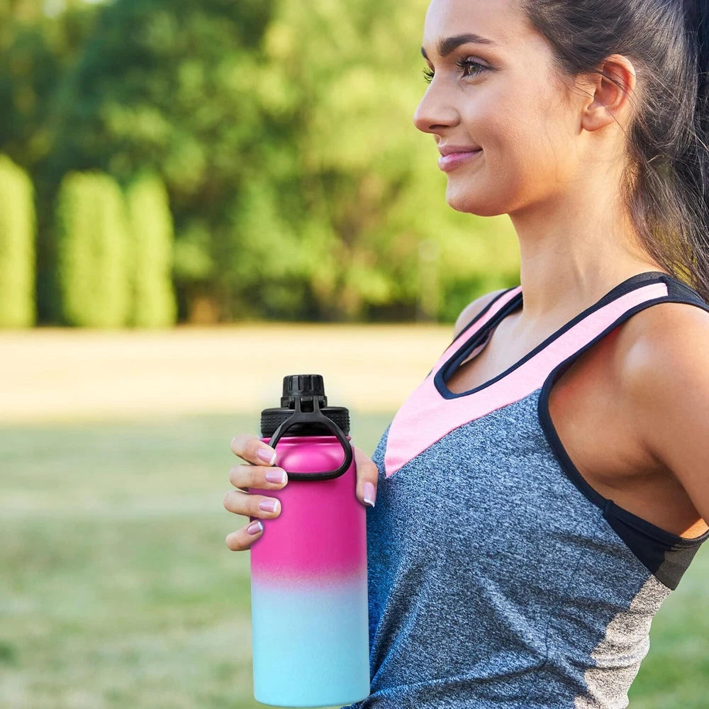 Vacuum Insulated Flask Stainless Steel Water Bottle  Leak-Proof & BPA-Free mug