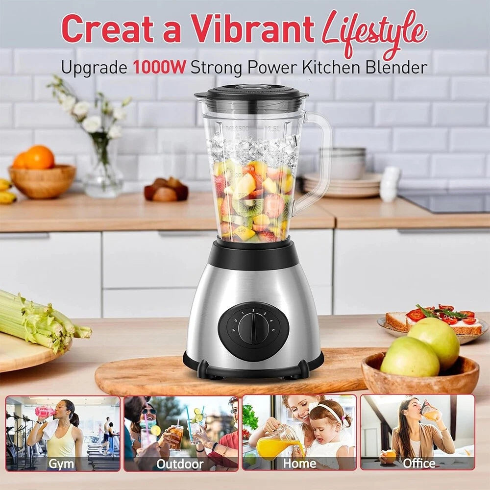 800W Blender Smoothie Maker Ice Crusher Mixer Milk Shake Fruit Juicer Vegetables
