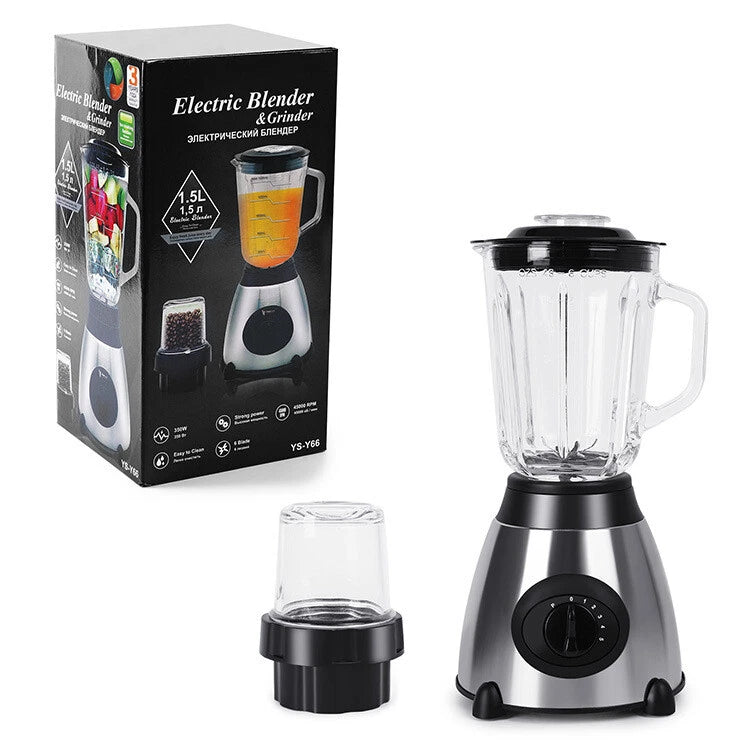 1.5L~900W Blender Smoothie Maker Food Processor Coffee Grinder Mixer Fruit Juice