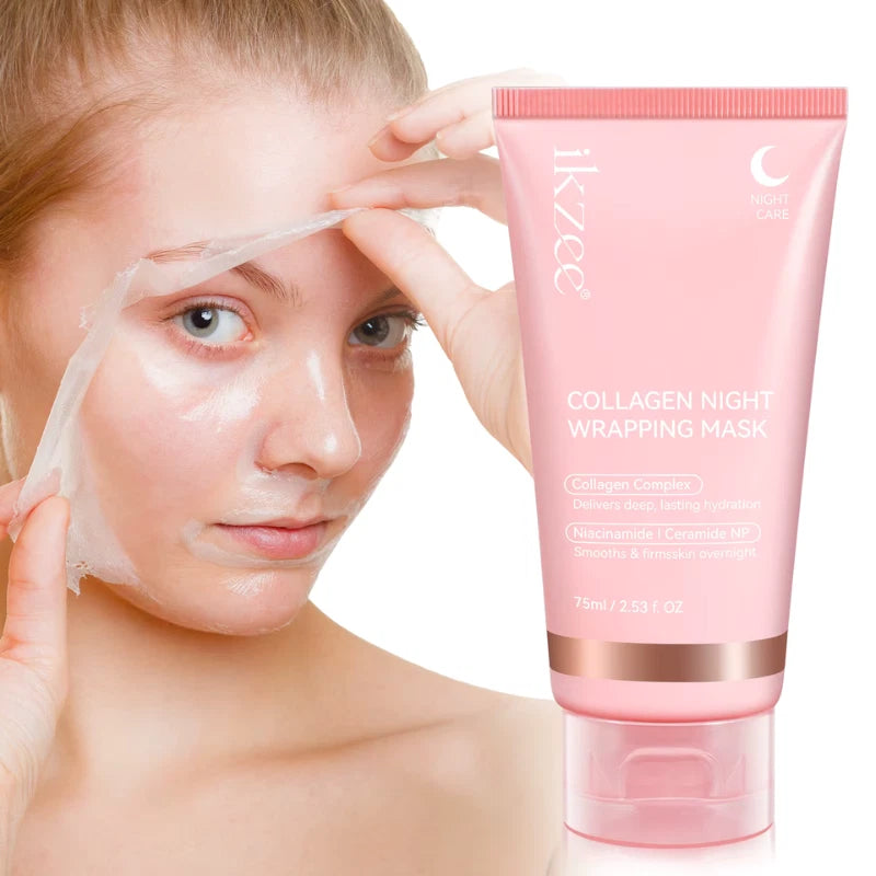Overnight Collagen Korean face mask for Tightening brightening and hydration