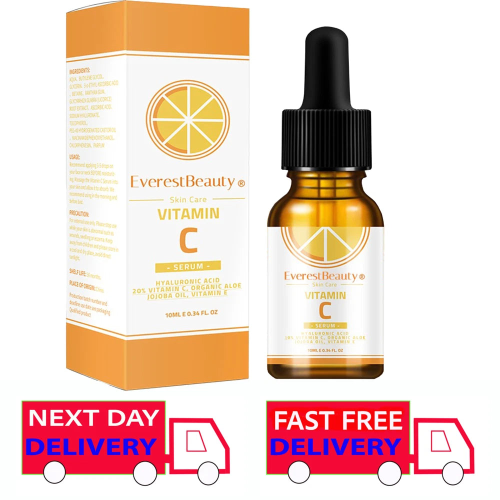 3xVitamin C serum with Hyaluronic Acid Suitable for Anti Ageing/Wrinkle Face