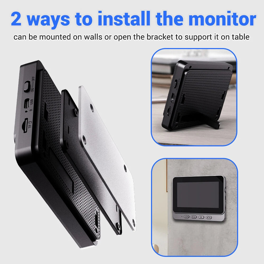 Smart Wireless Video Doorbell Security Streaming Camera Door Bell Intercom HD