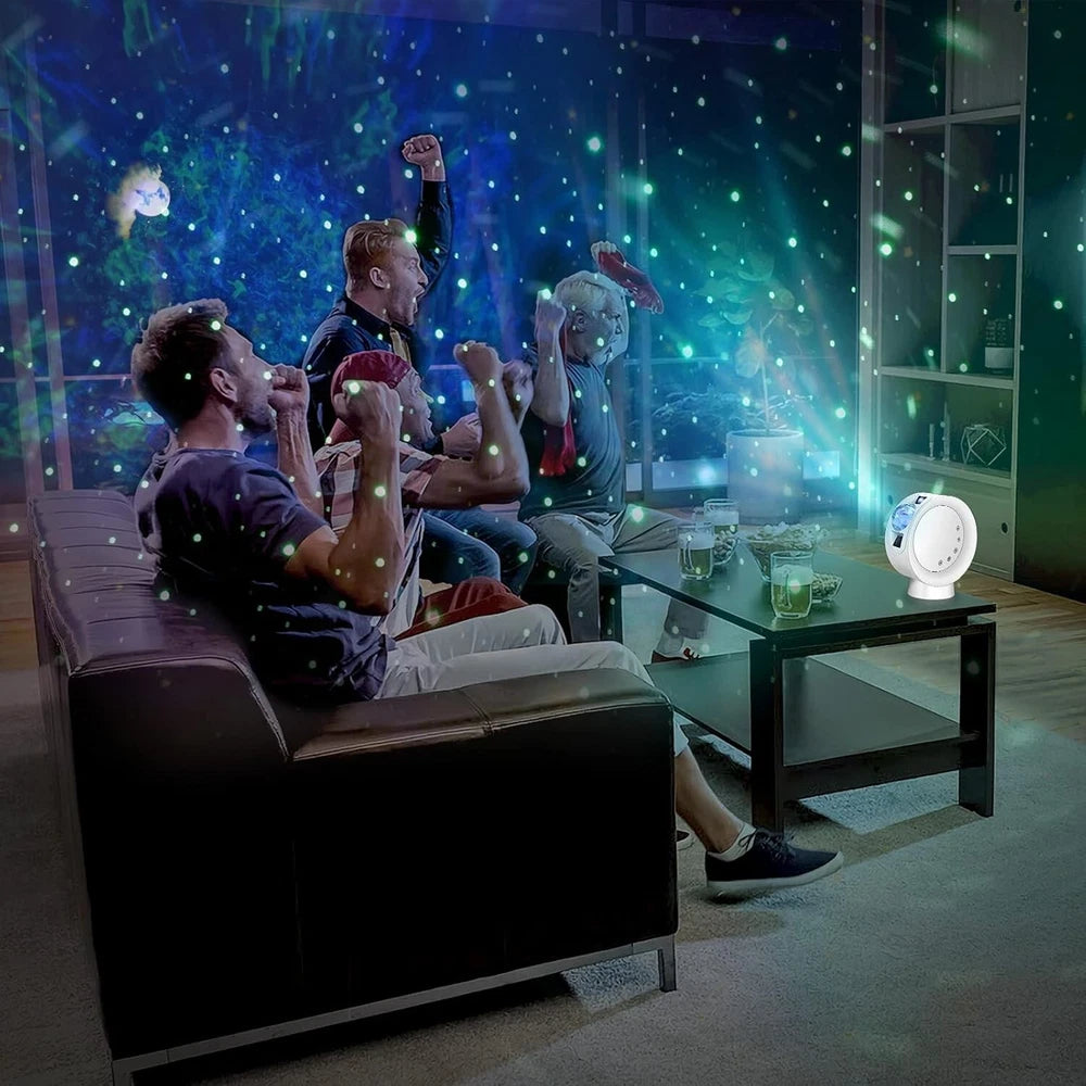 LED Star Projector Light Galaxy Lamp SKy Moon Nebula Night  with Base Remote