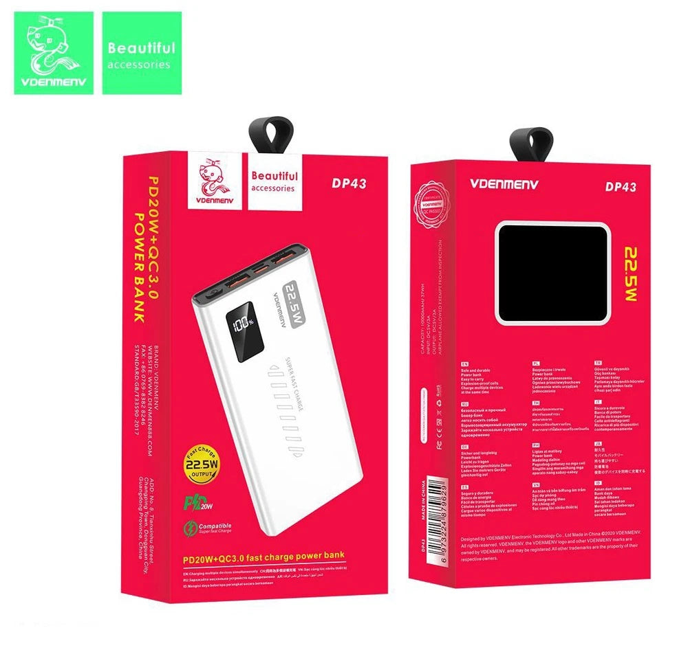 Portable Power Bank Battery Pack 9000000mAh Fast Charge Powerbank For Samsung