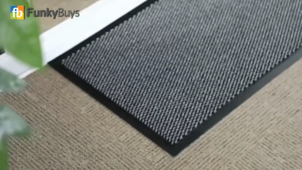 Door Mat Heavy Duty Barrier Rubber Entrance Non-Slip Floor Rugs Kitchen Runner
