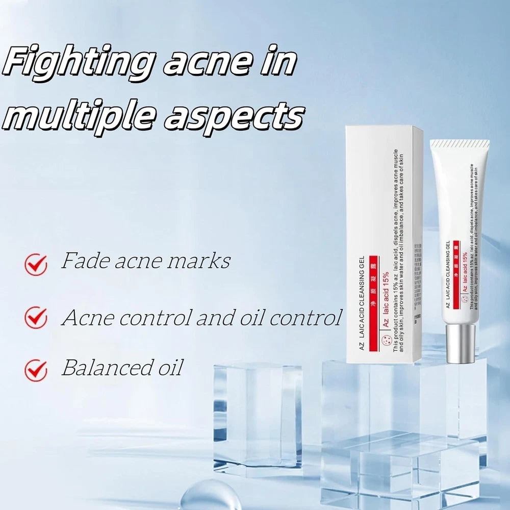 Aze-laic Acid 15% Acne Tratment Gel,15% Acid Acne Treatment Gel for Face,Azel-a