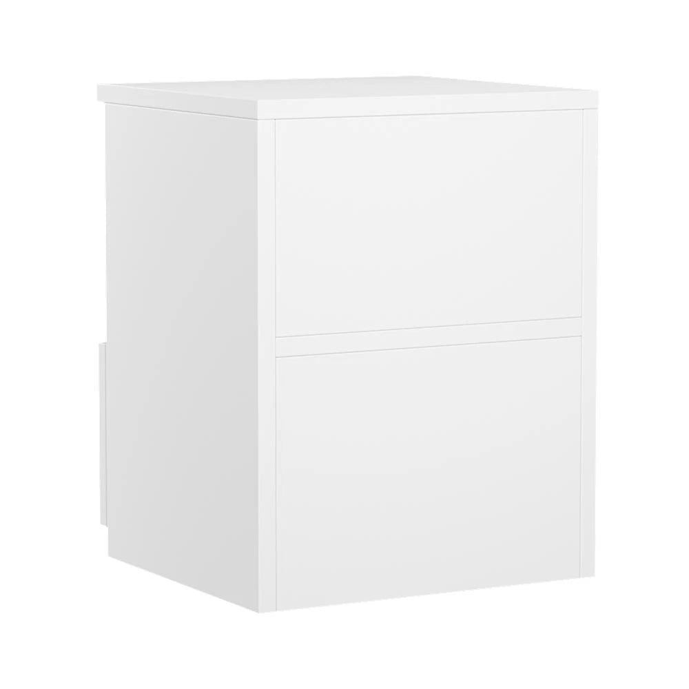 White Bedside Table Drawer Cabinet Bedroom Furniture Storage Nightstand Shelf UK