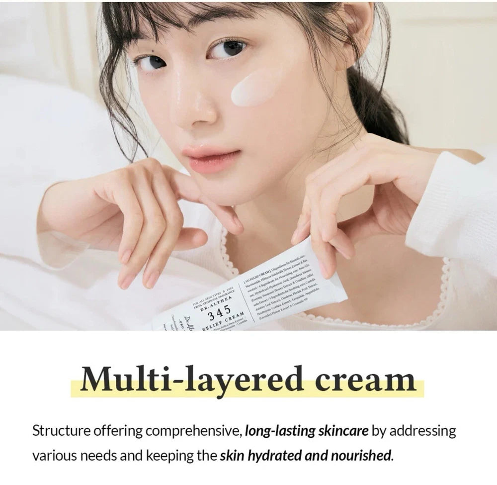 Dr. Althea 345 Relief Daily Face Moisturizer Cream 50ml 1.69 fl oz  -(US-SELLER)