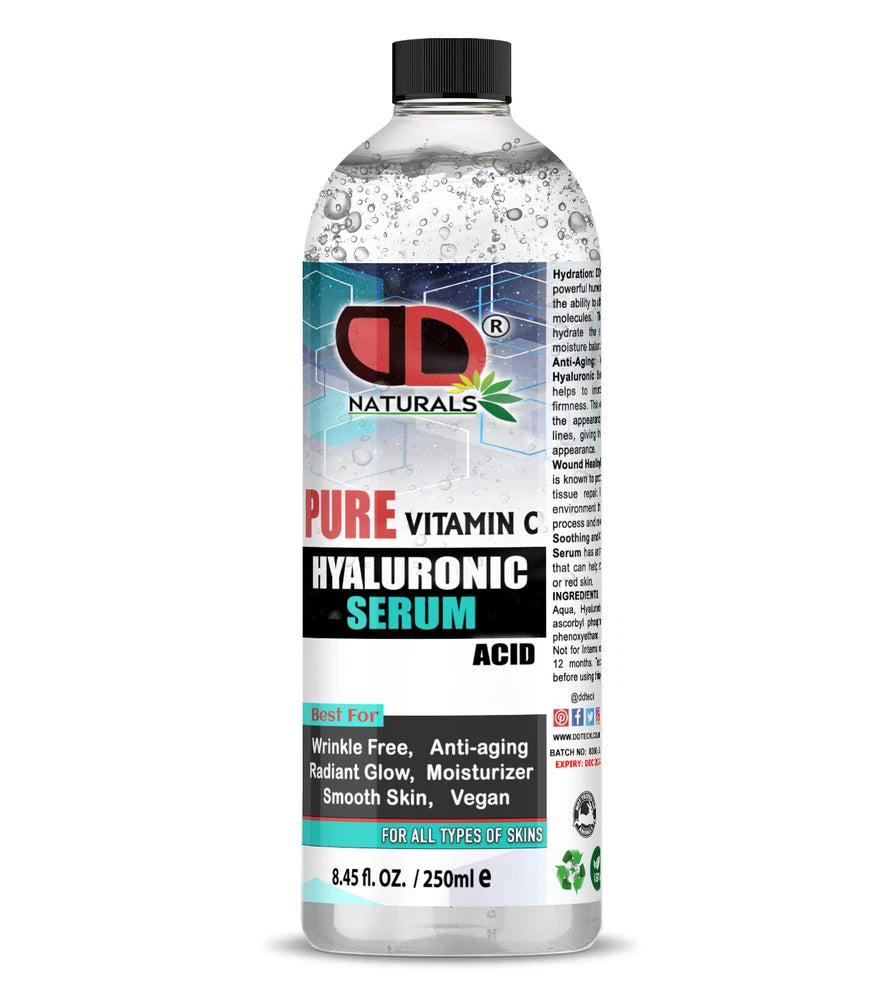 DD Hyaluronic Acid Serum Hydrating Anti Ageing Wrinkle Plumping Vitamin C