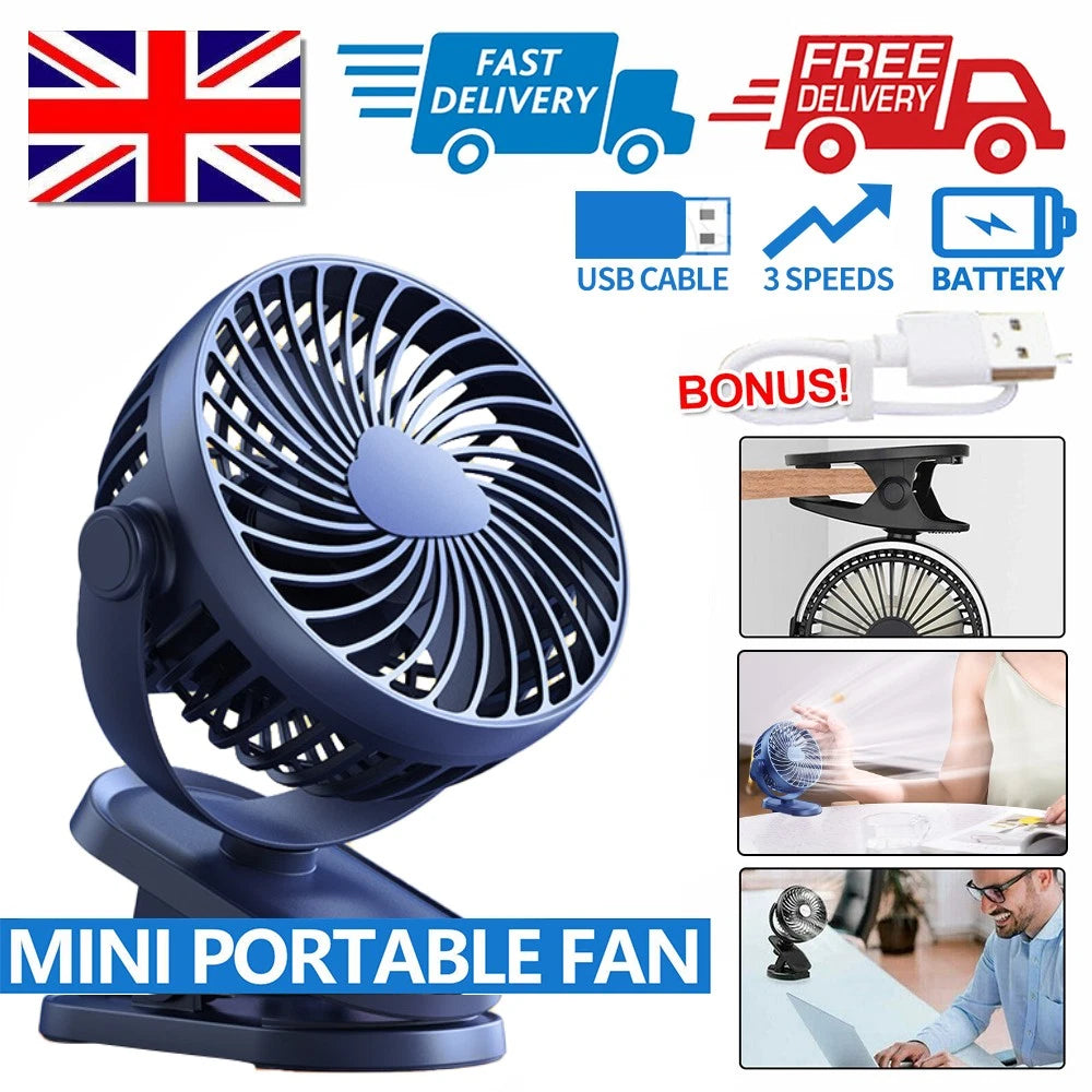 Neck Fan USB Portable Neck Fan Rechargeable Portable Cooler Neckband Bladeless~