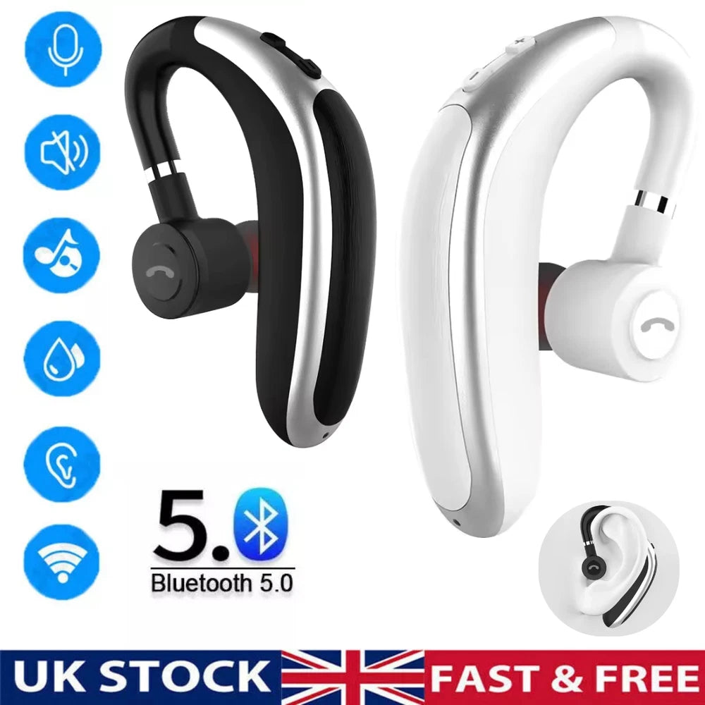 TWS Wireless Bluetooth Earphones Headphones Sports Ear Hook Running Bass Earbuds