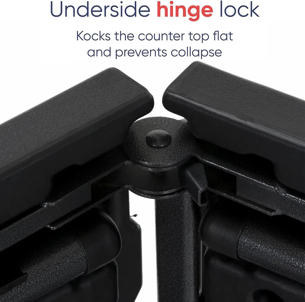 4ft/6ft Trestle Folding Table Indoor Outdoor Garden Plastic Picnic BBQ Catering