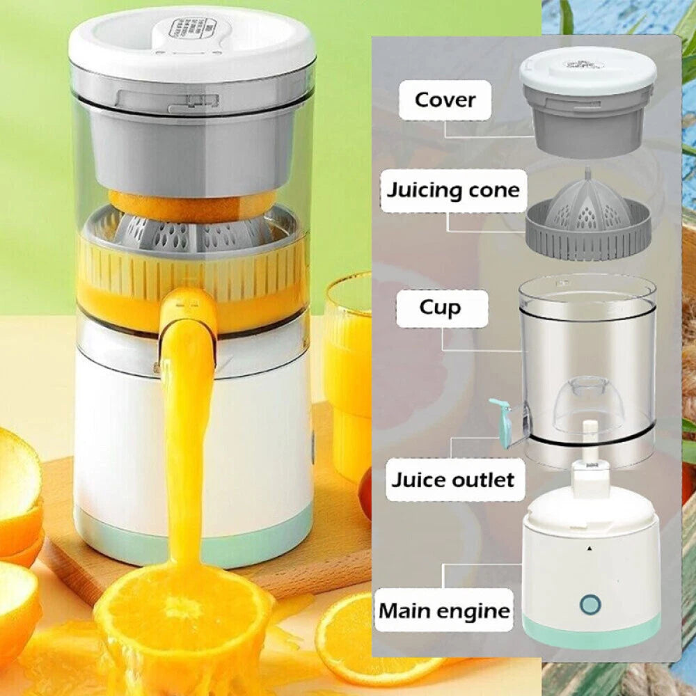 Electric Juicer Portable Orange Juice Squeezer Press Machine Fruit Citrus Juicer
