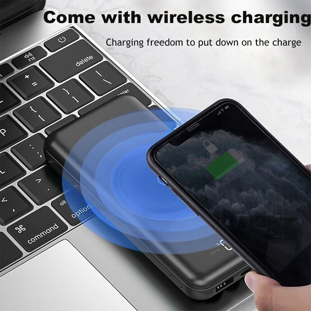 9000000mAh Portable Power Bank Wireless Charger Fast Charging Magnetic Charger