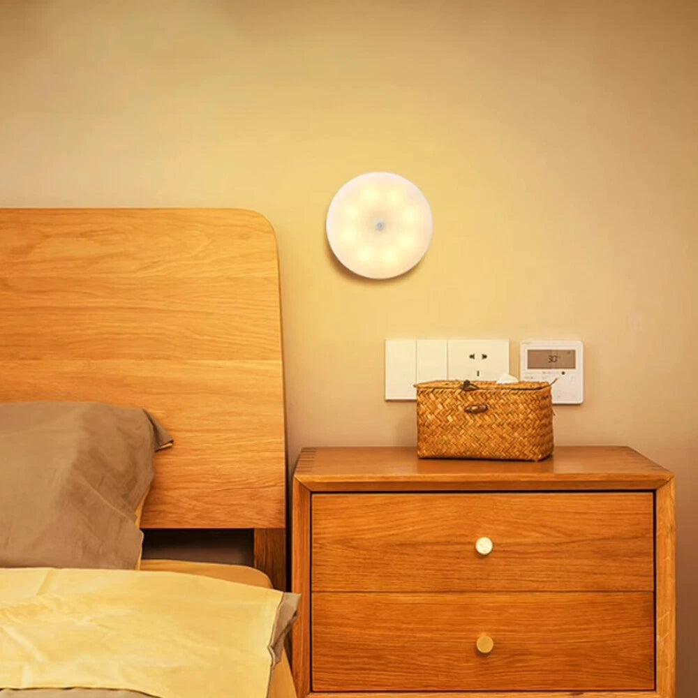 360° Motion Sensor Security LED Light USB Rechargeable Garden Outdoor Night Lamp