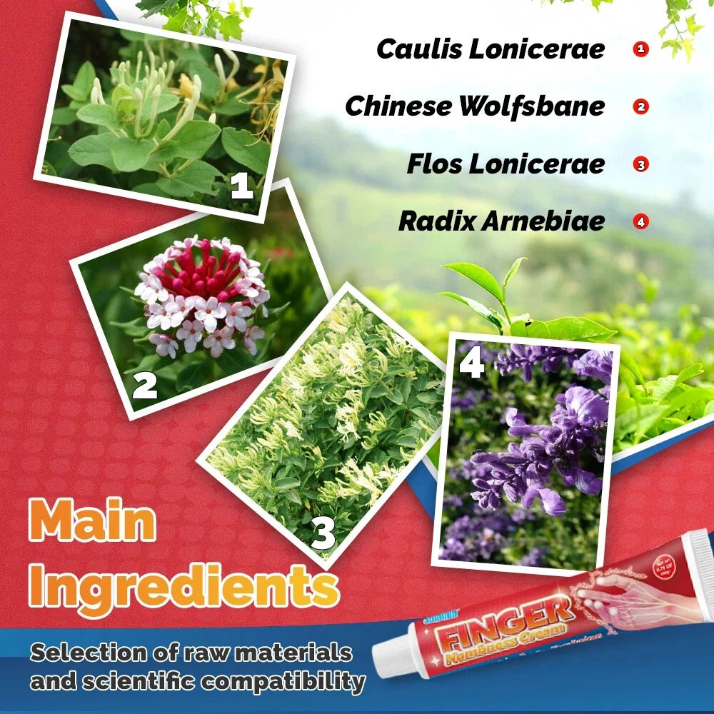 Numbness Limb Cream Suitable for Finger Hand Foot Numb Treatment Muscle Soreness