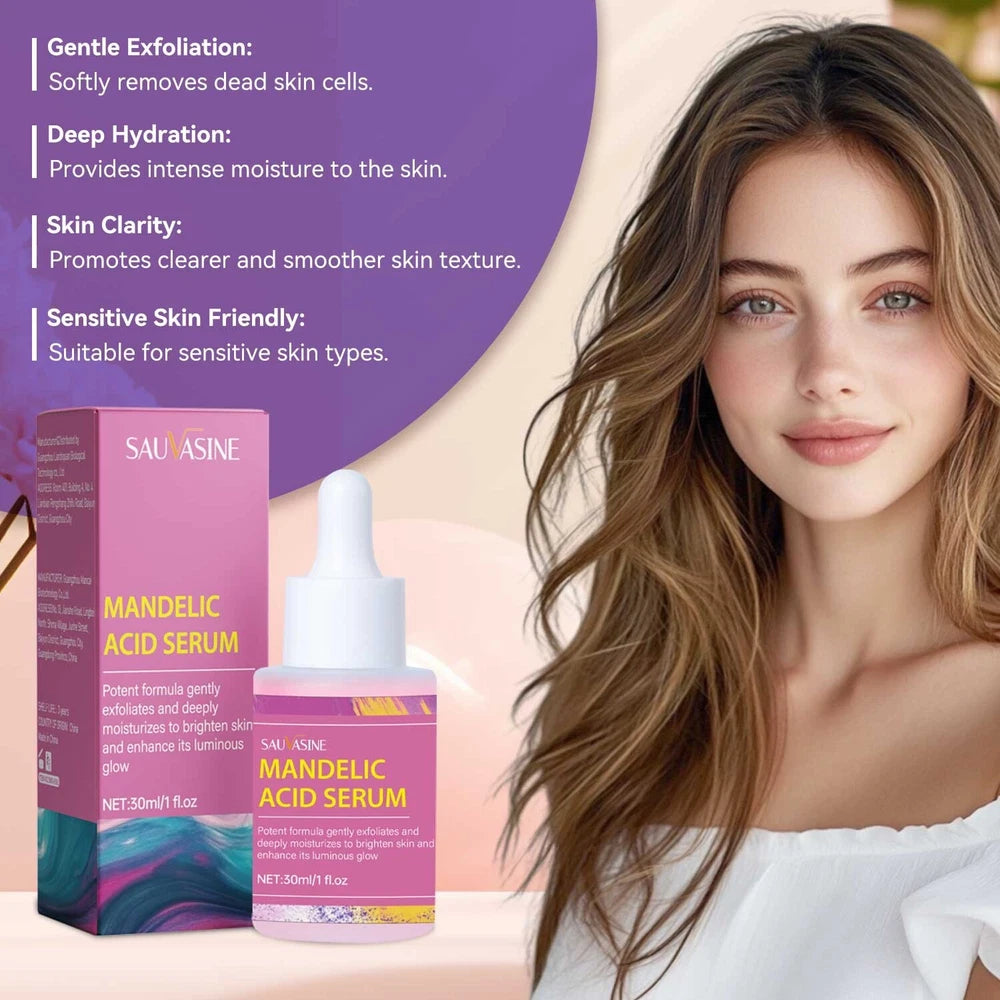 Mandelic Acid + HA Mild Exfoliation Peeling Effect Face Serum 30ml