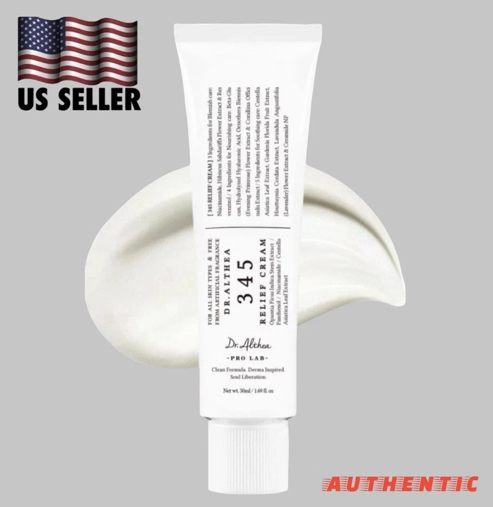 Dr. Althea 345 Relief Daily Face Moisturizer Cream 50ml 1.69 fl oz  -(US-SELLER)