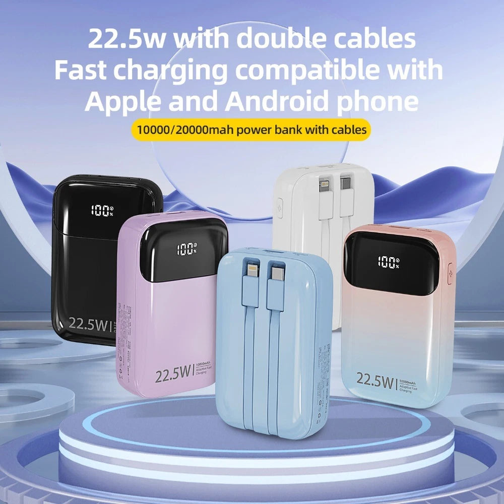 Fast Charging Portable Power Bank 22.5W 10000mAh USB-C For Apple iPhone Samsung