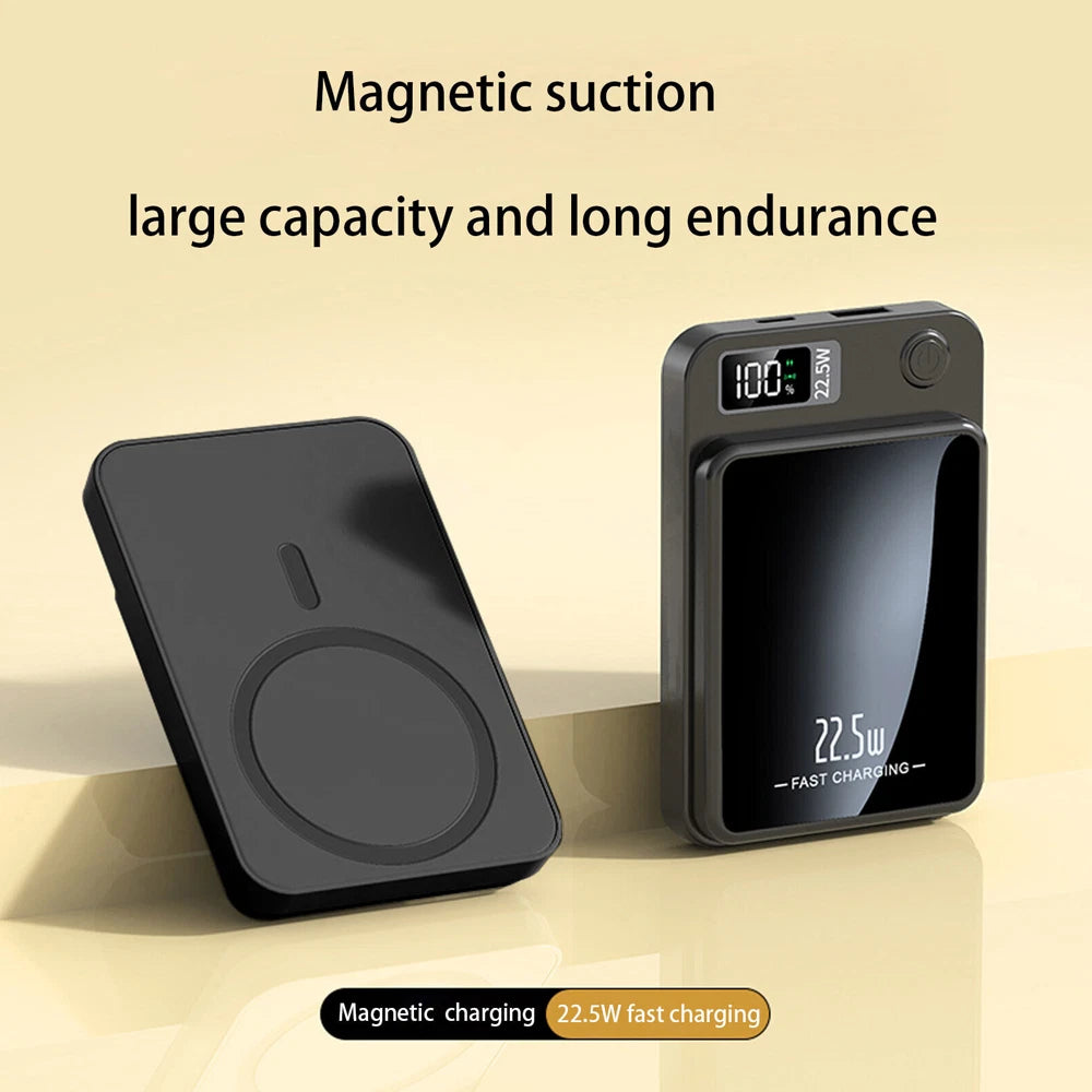 10000mAh Wireless Magnetic Power Bank Charger Battery For i.Phone 16 15 14 13 12