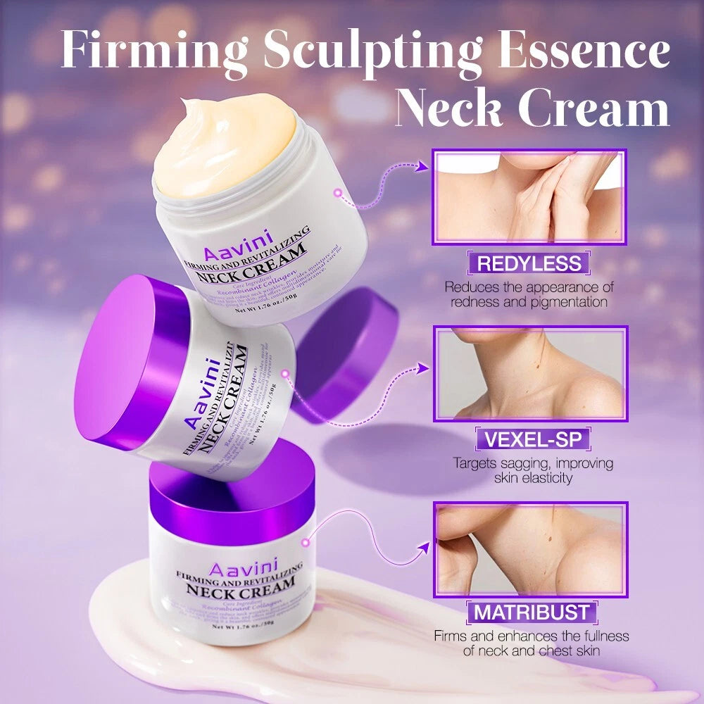 🎃 Firming Neck Cream 50g – Peptide Collagen Lifting Serum | Halloween 30% OFF