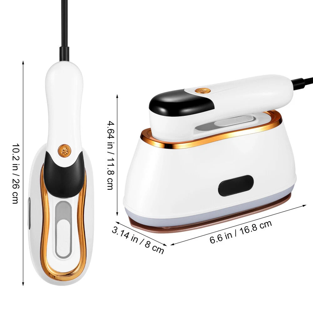 Garment Steam Iron Travel Size Small Handheld 1200W Steam Iron Fast Heat UK Plug