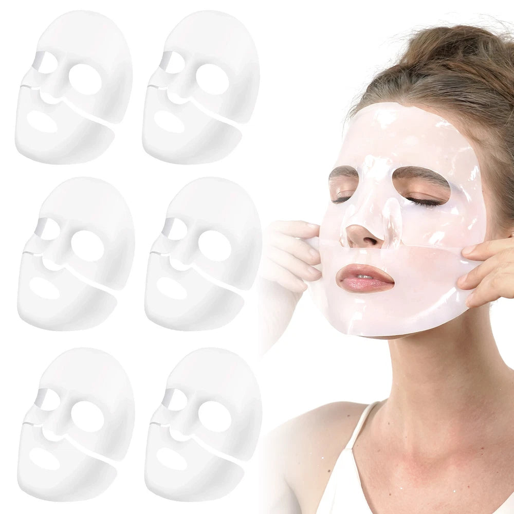 6pcs Overnight Korean Bio-Collagen Real Deep Face Mask _ Brightening  Hydrating