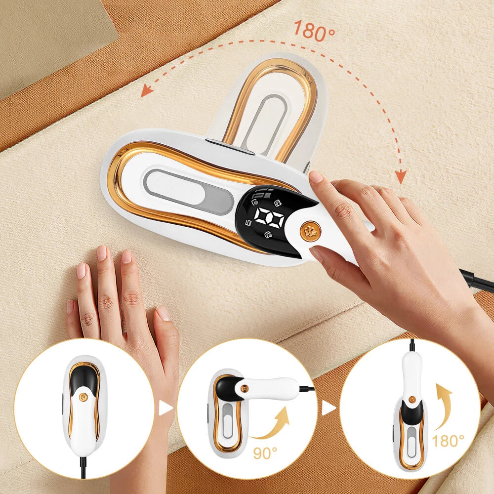 Travel Clothes Steamer Portable Iron - LCD Screen 2 in 1 Powerful Steam Clothing