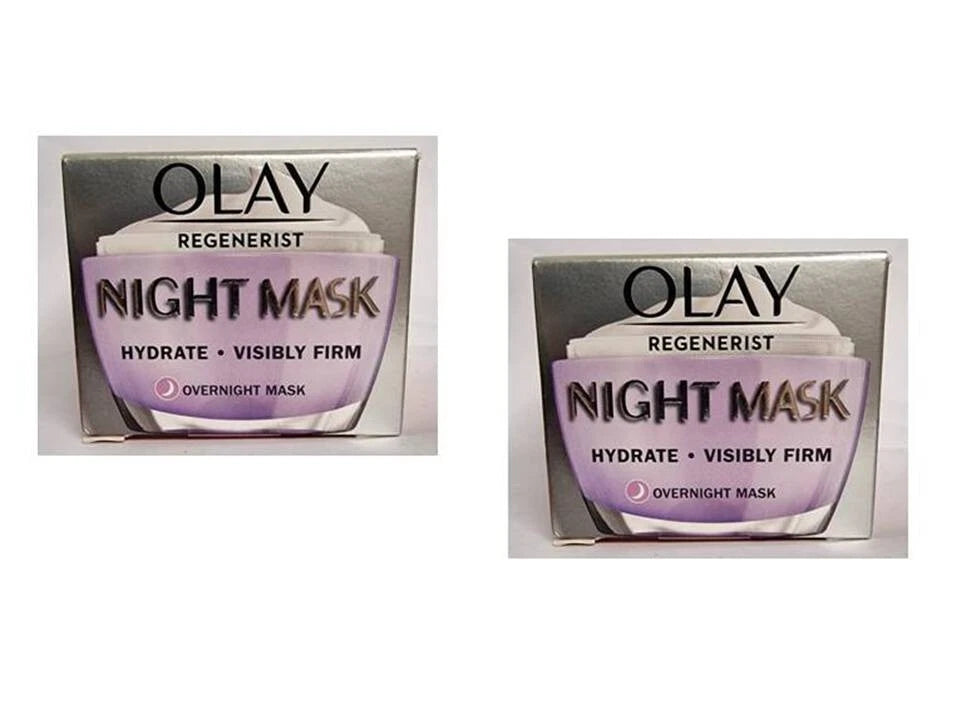 2 X Olay Regenerist Over Night Miracle Firming Mask 50ml